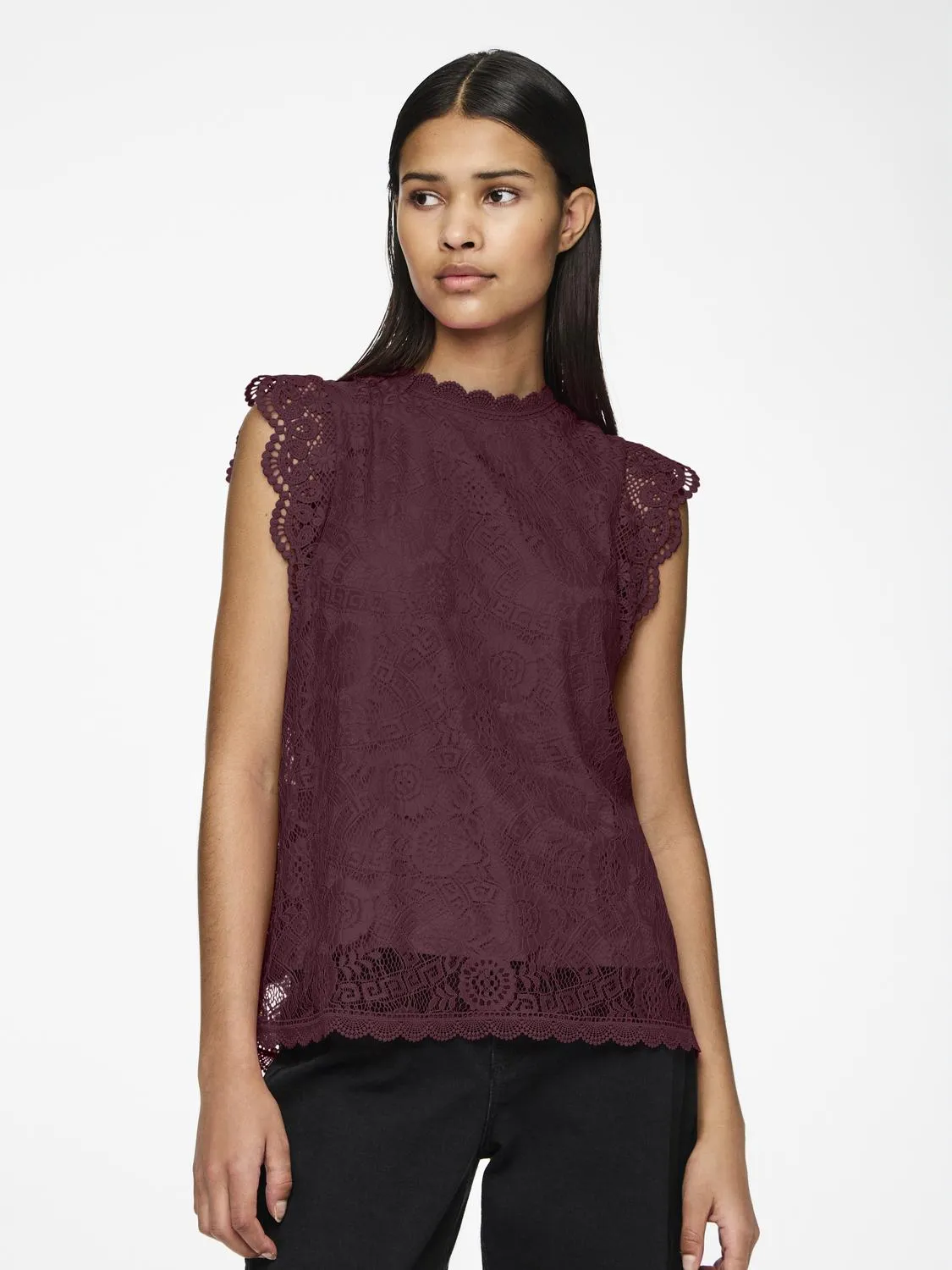 PCOLLINE Tank-Top - Tawny Port