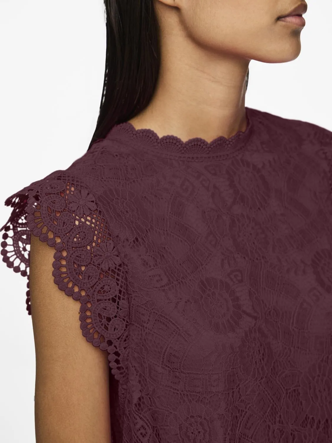 PCOLLINE Tank-Top - Tawny Port