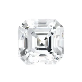 Premium Asscher Cut Loose Moissanite Gemstone