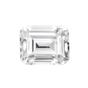 Premium Emerald Cut Loose Moissanite Gemstone