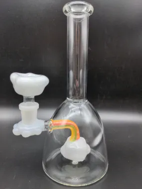 Rainbow Cloud Water Pipe - 7.25 | 14mm