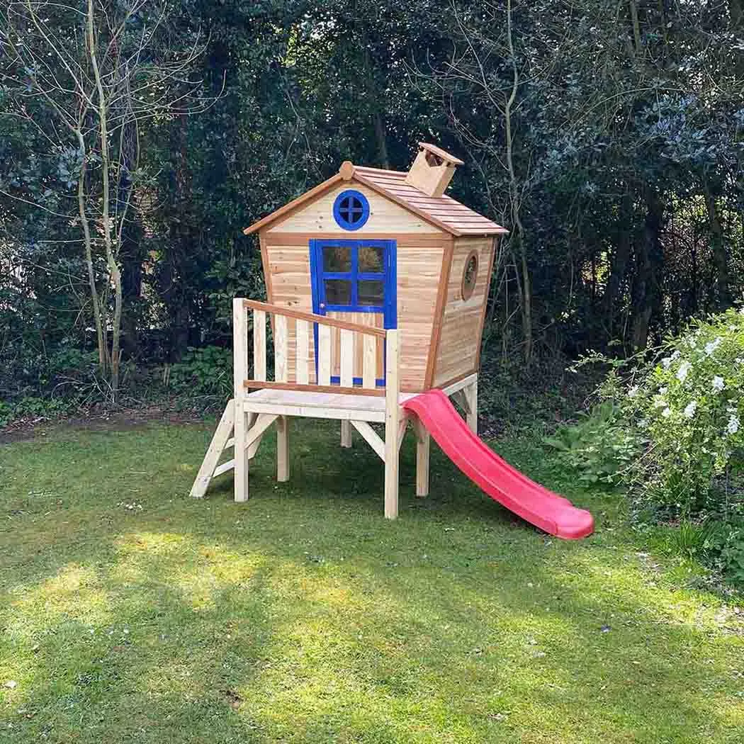 Redwood Tower Playhouse - with Slide and Ladder