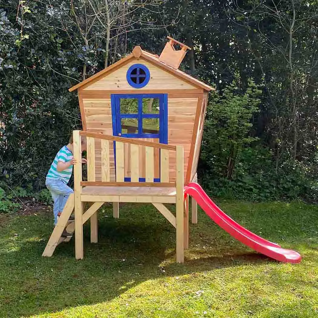 Redwood Tower Playhouse - with Slide and Ladder