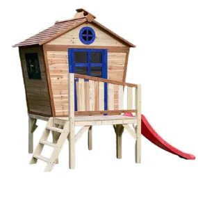 Redwood Tower Playhouse - with Slide and Ladder