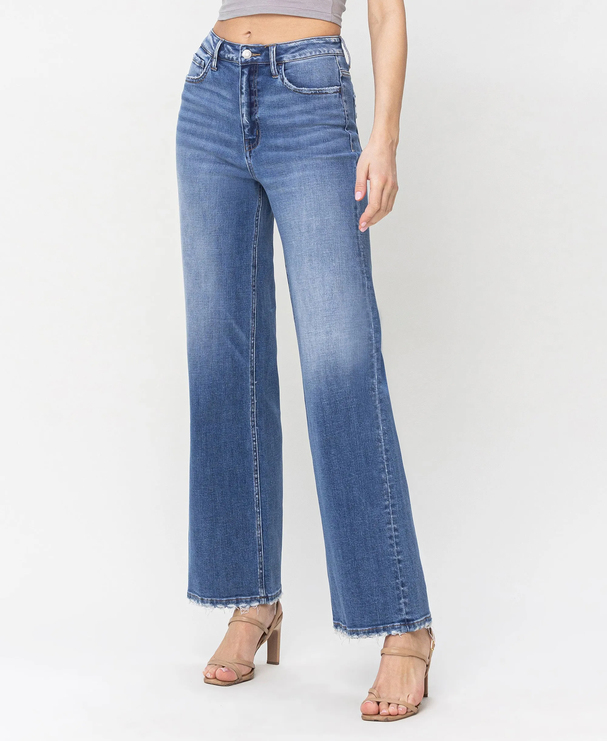 Regard - Super High Rise 90's Vintage Loose Wide Jeans