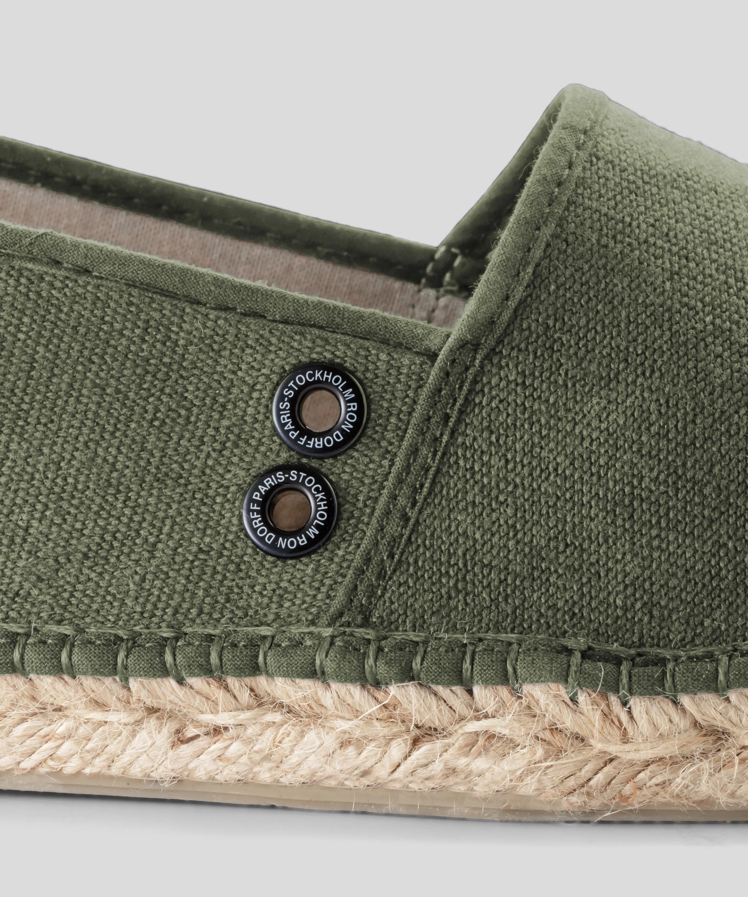 RON DORFF x BAYONA Espadrilles: Army Green