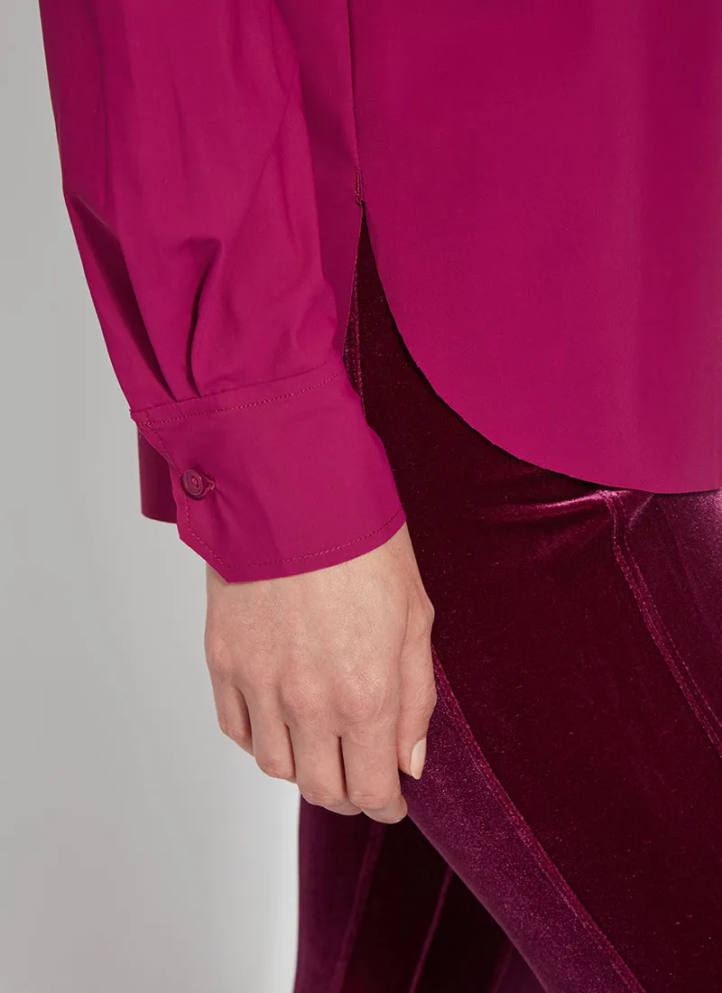 Russet Button Down Top