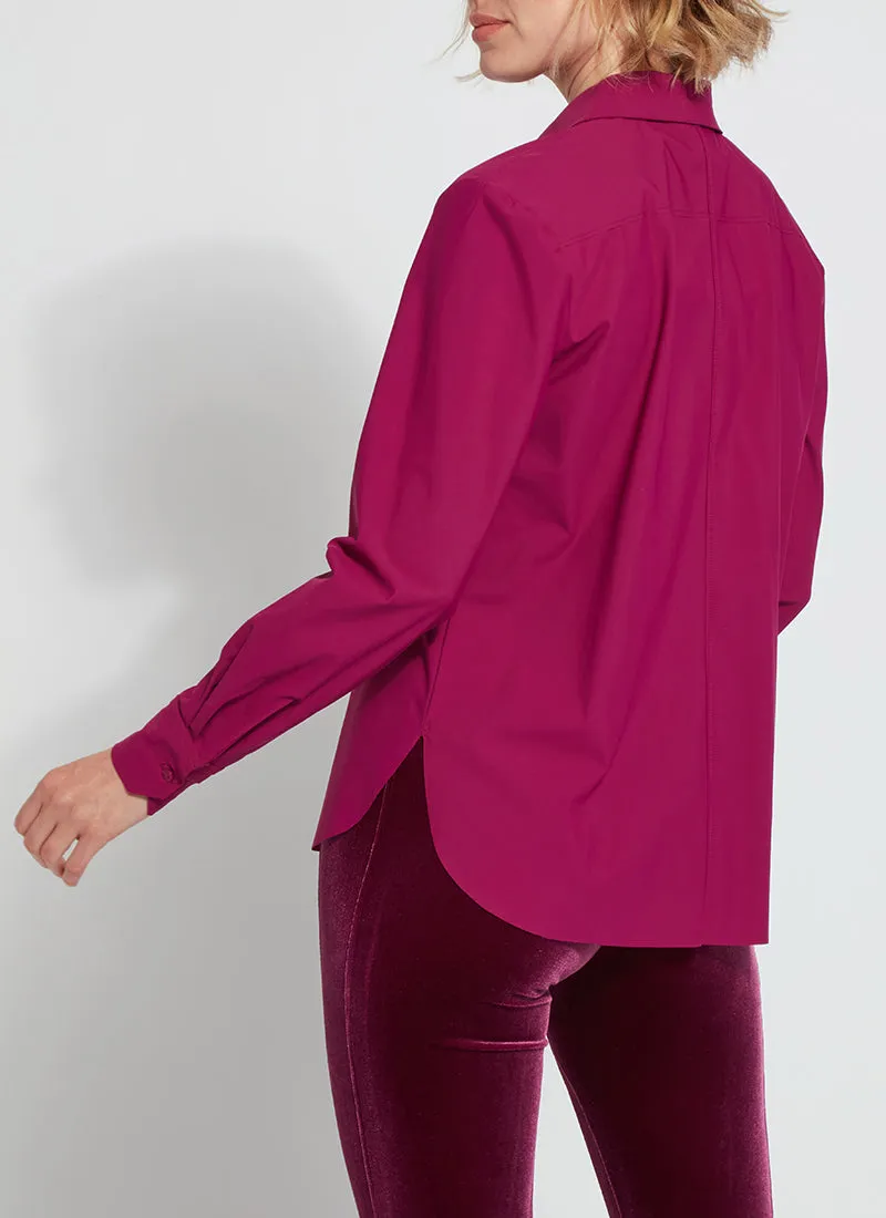 Russet Button Down Top