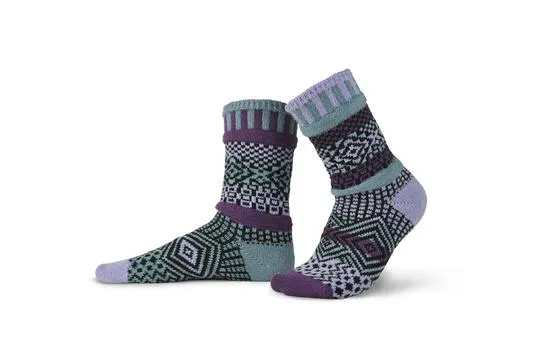 Solmate Wisteria Adult Crew Sock