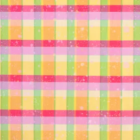 Speckled Bright Plaid
