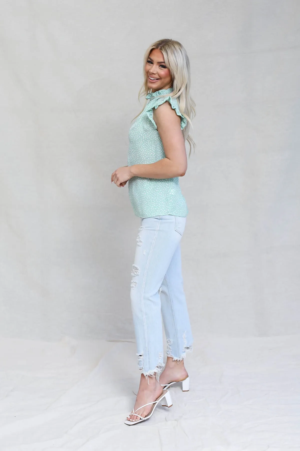 Spring Ruffle Top
