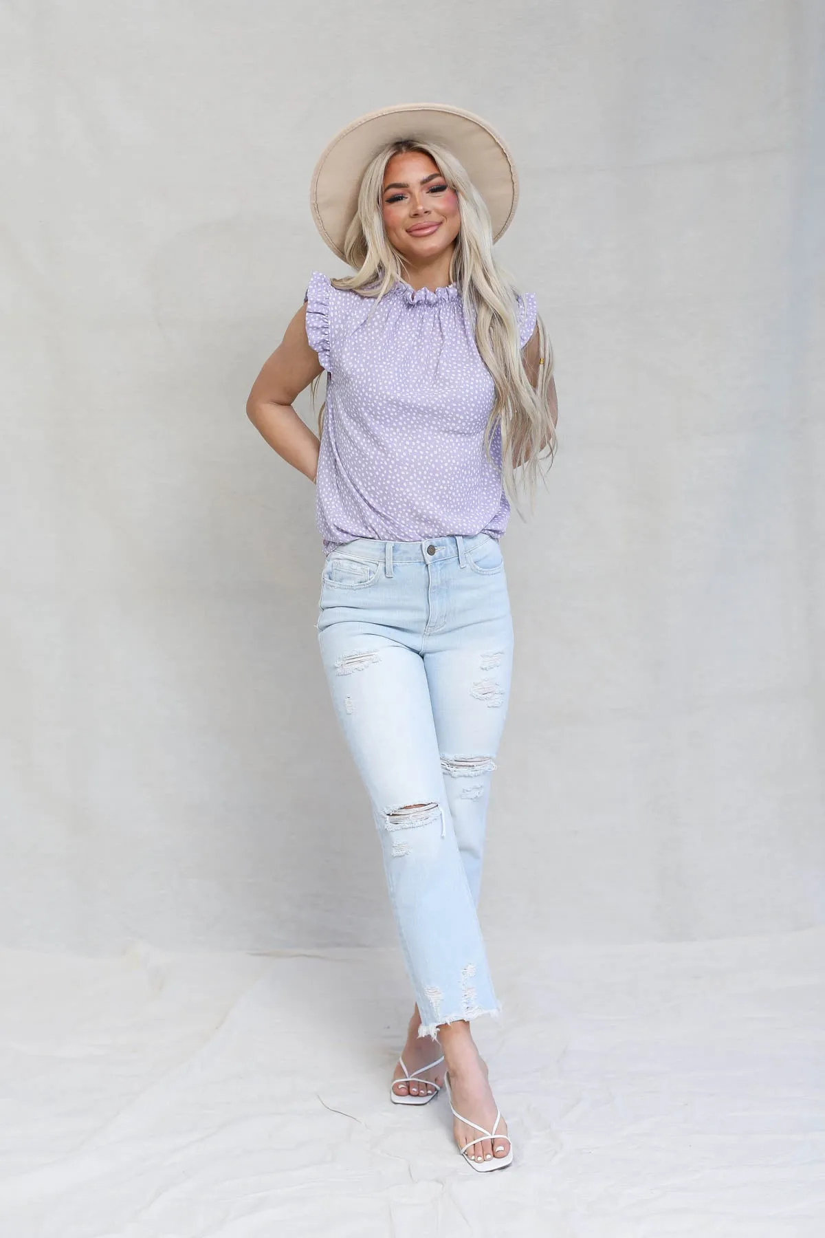 Spring Ruffle Top