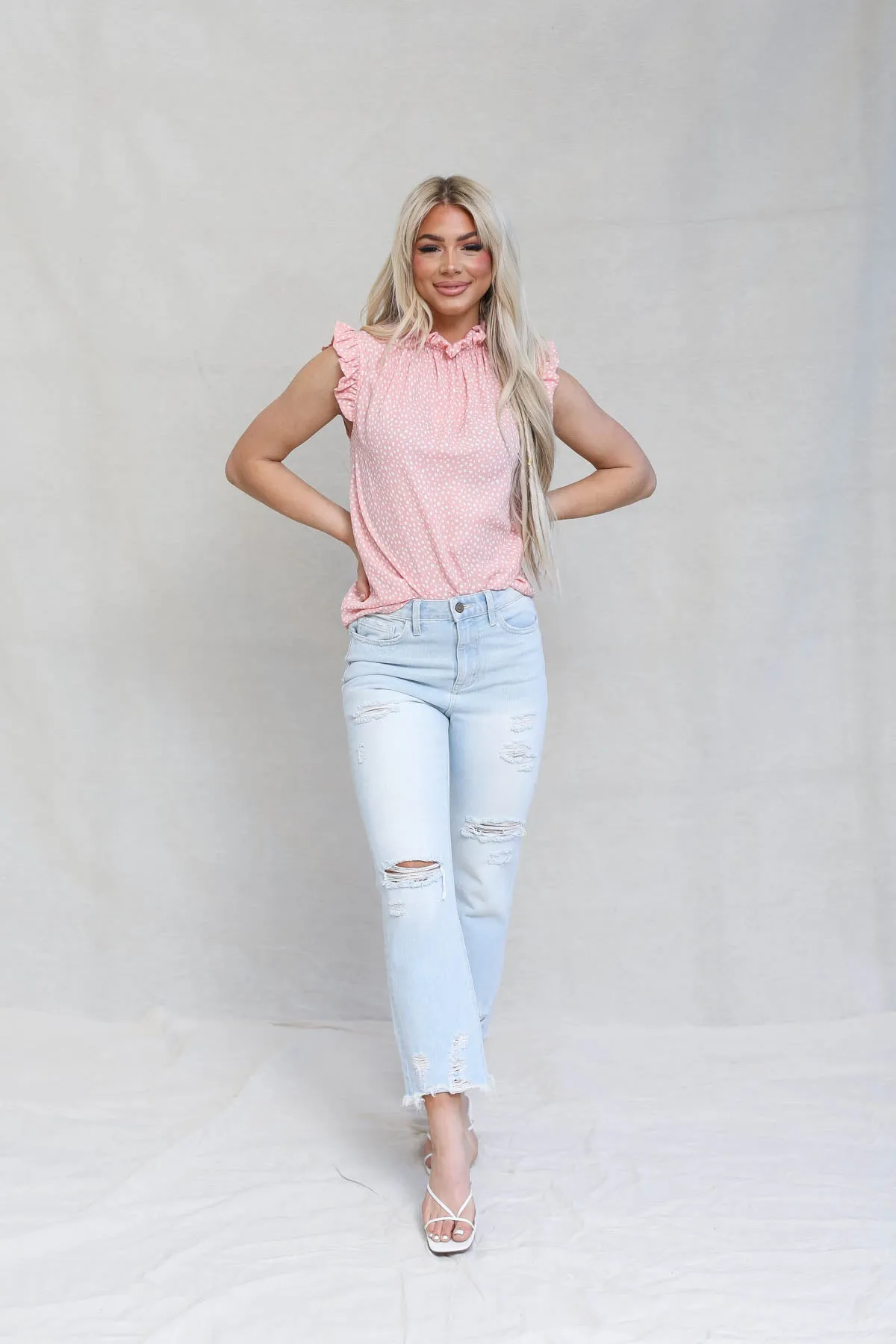 Spring Ruffle Top