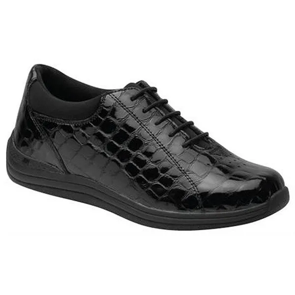 Tulip Black Croc