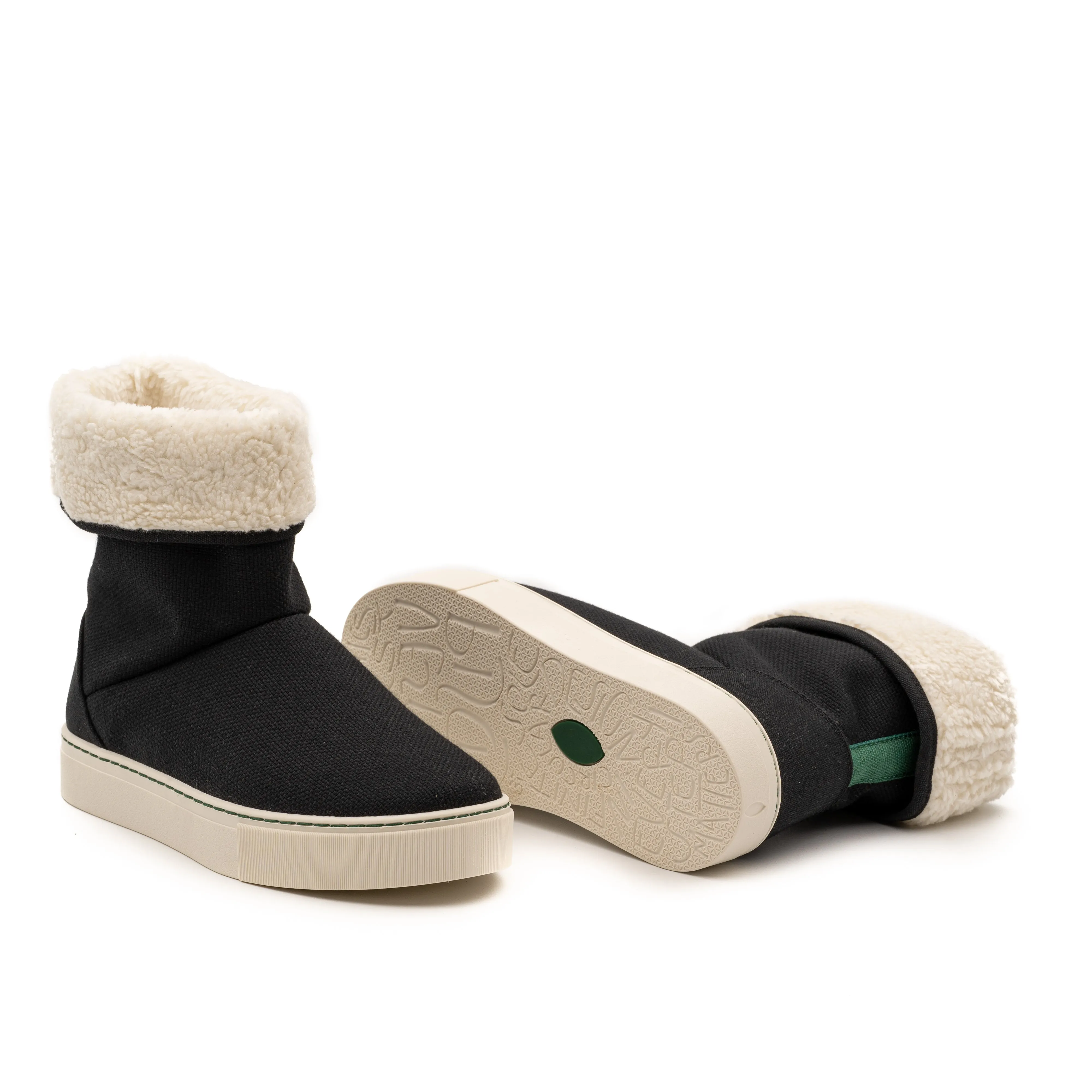 Vegan winter bootie black JID008