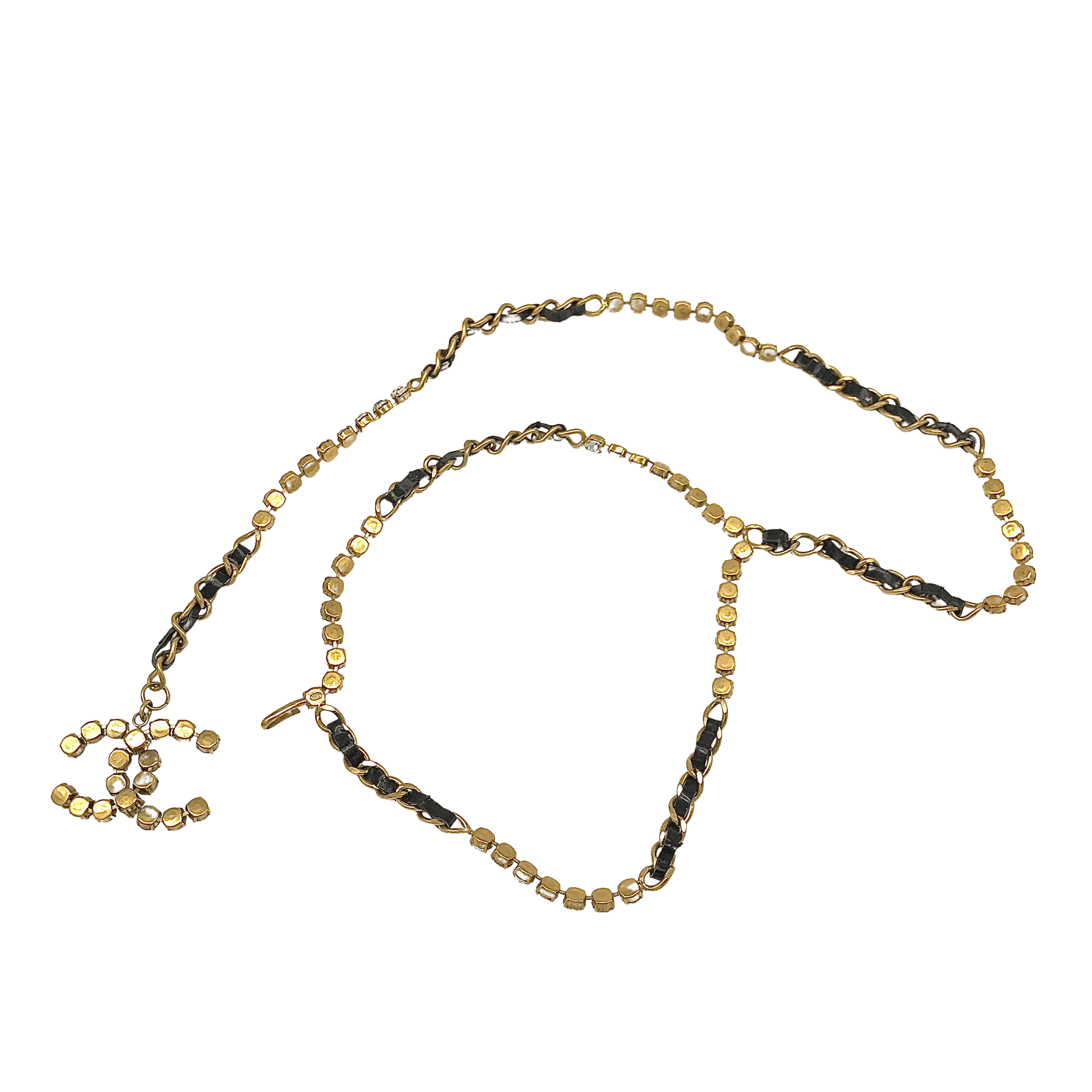 Vintage Chanel Rhinestone Belt