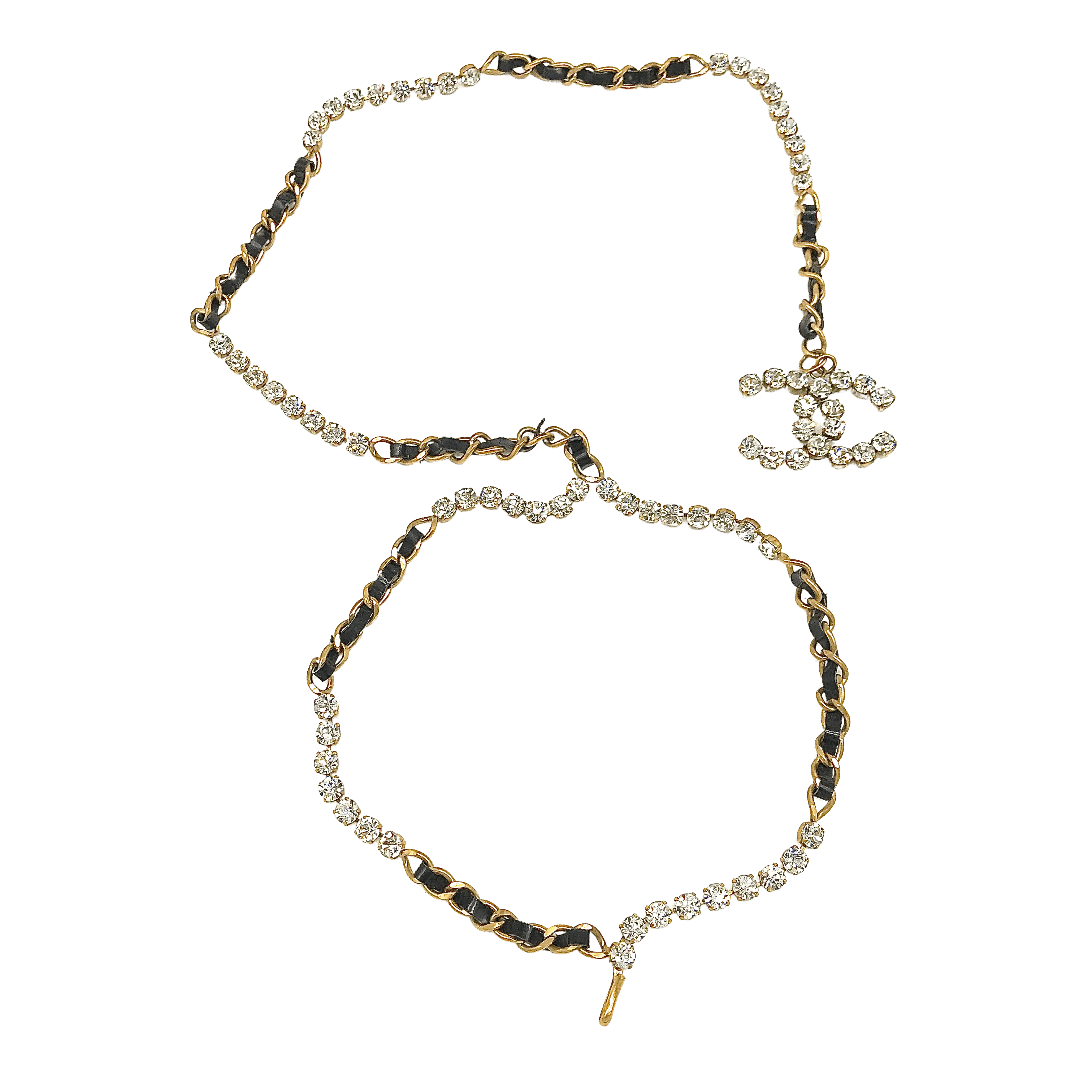 Vintage Chanel Rhinestone Belt